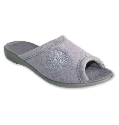 256D018 37 - VIKI OŠ, pantofle, celofroté, šedá