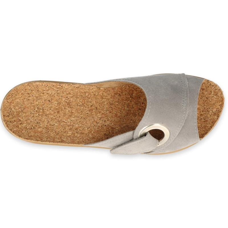 265D024 36 - VIKI OŠ dámské pantofle Befado šedé