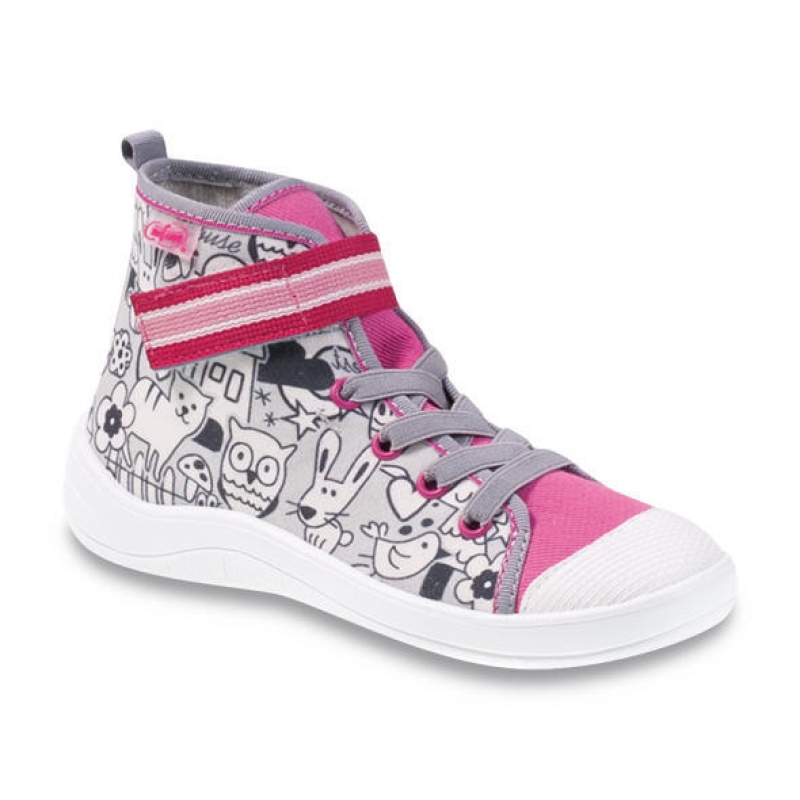 268Y064 31 - dívčí tenisky-kotník,šněr+SZ,vybarvov