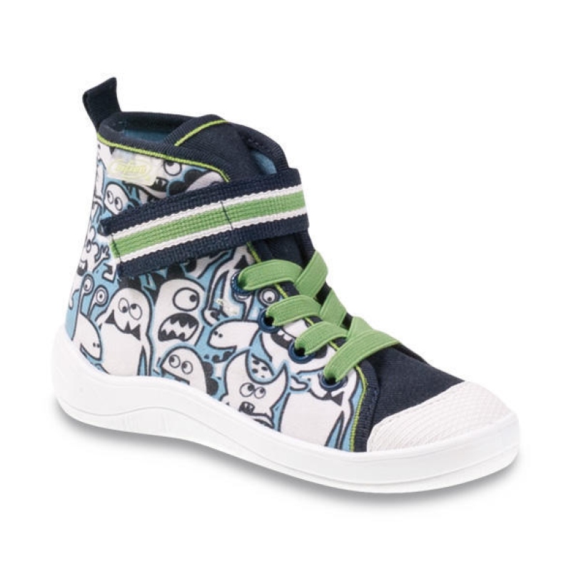 268Y065 31- chl.tenisky-kotník,šněr+SZ,vybarvovací