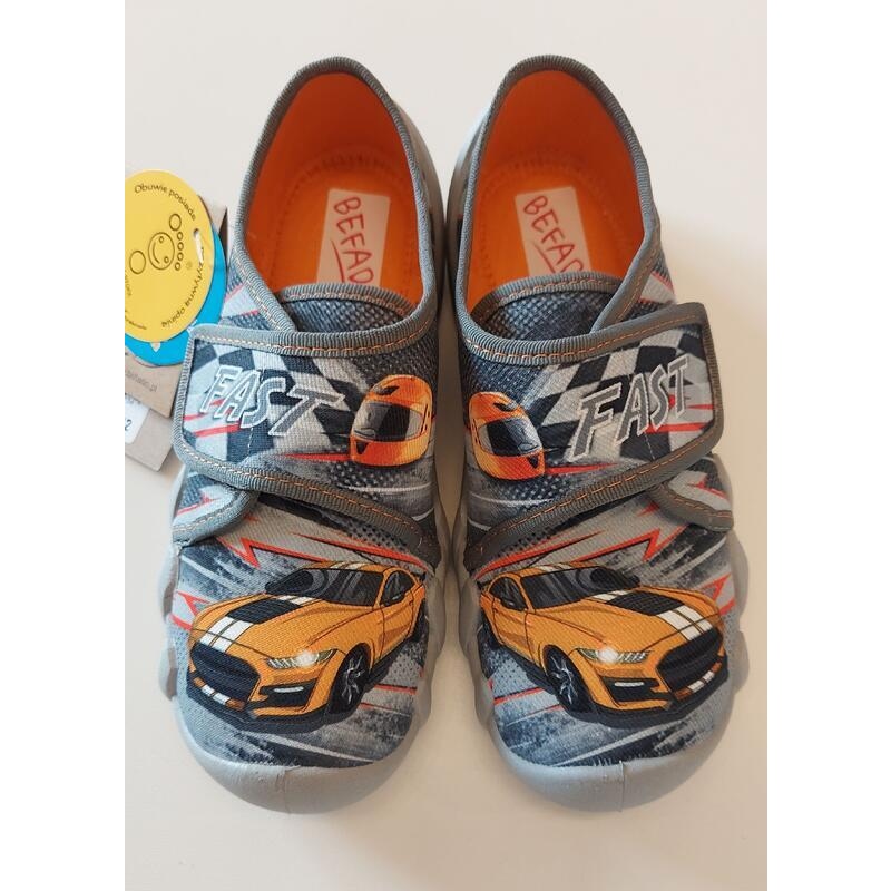 273Y332 30 - chlapecké bačkorky Befado šedé, FAST