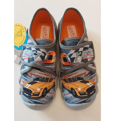 273Y332 30 - chlapecké bačkorky Befado šedé, FAST