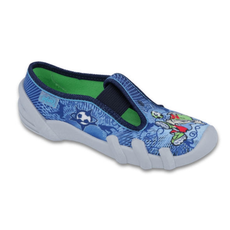 290X164 25 - dět.nízké, modrá batika, fotbalista