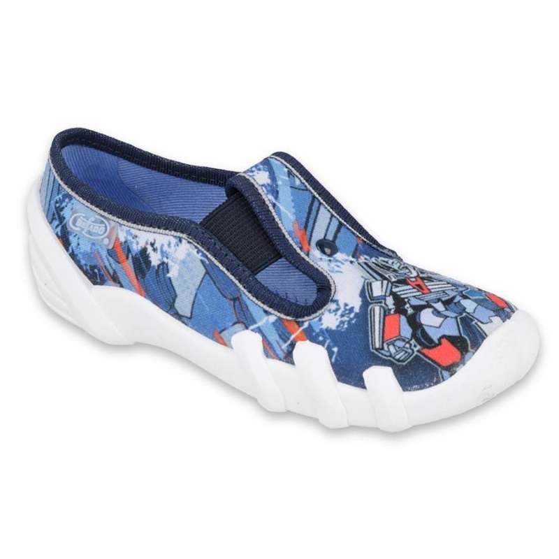 290X204 25 - chlapecké bačkorky modré, robot