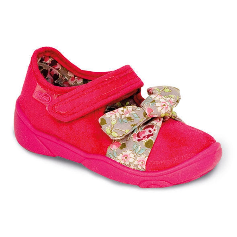 307P004 20 - balerínky Befado růžové, mašlička