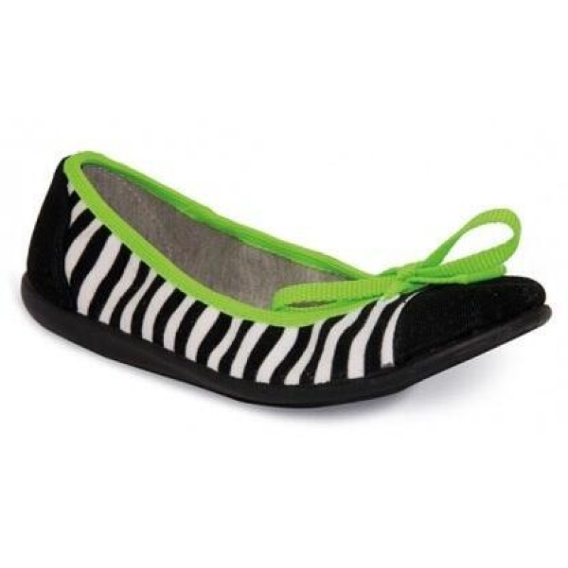 309Q010 37 - LENA, balerínka černá,pruhy, mašlička