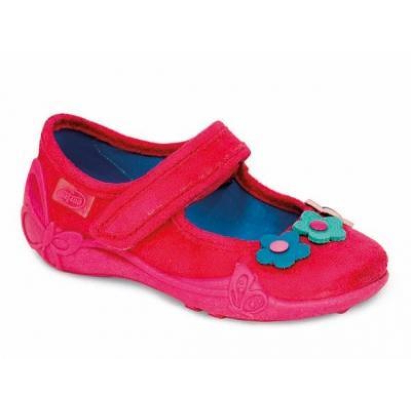 332P008 20 - balerínky na SZ, růžová, kytičky