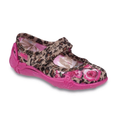 332P027 20 - balerínky na SZ, tygrované, růžičky
