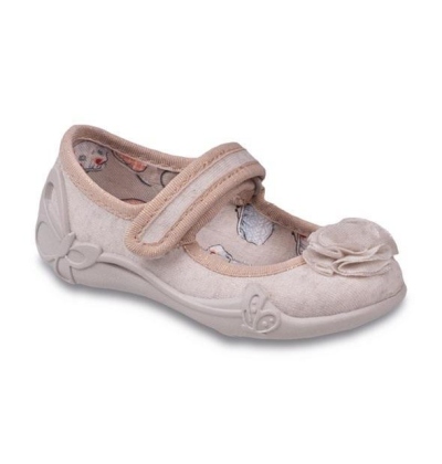 332P034 20 - balerínky na SZ, zlatá, růžička