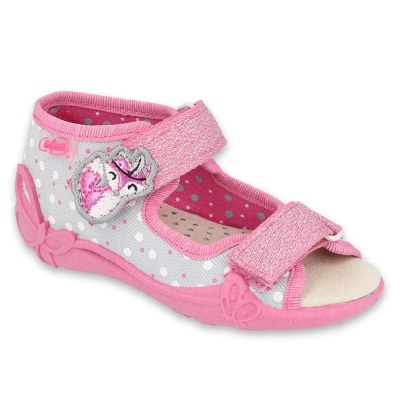 342P018 18 - dívčí sandálky Befado, kožená stélka