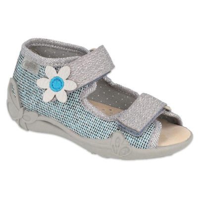 342P023 18 - dívčí sandálky Befado, kožená stélka