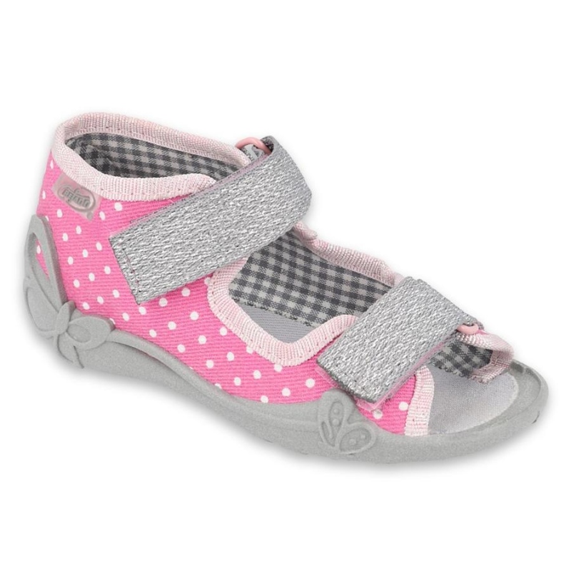 342P024 18 - dívčí sandálky Befado, kožená stélka