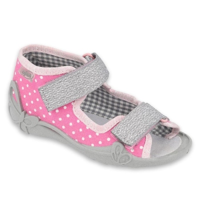 342P024 18 - dívčí sandálky Befado, kožená stélka