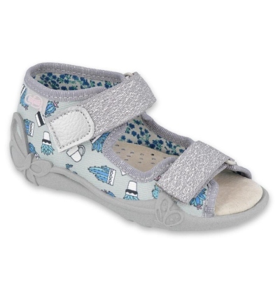 342P025 18 - dívčí sandálky Befado, kožená stélka