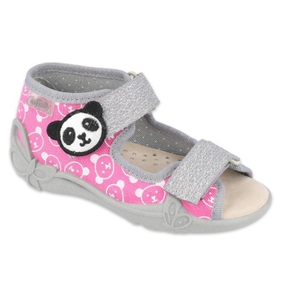 342P030 18 - dívčí sandálky Befado, kožená stélka