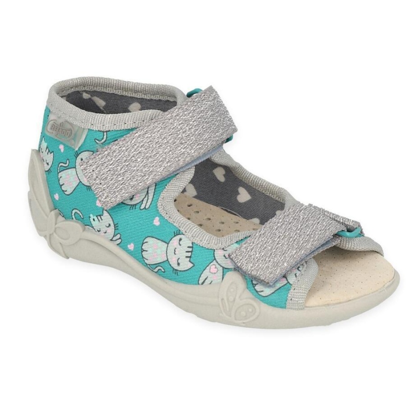 342P041 18 - dívčí sandálky Befado, kožená stélka