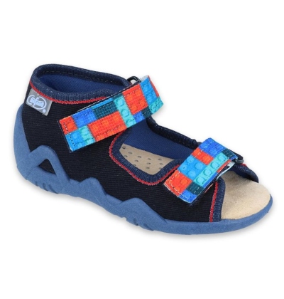 350P010 18 - chlapecké sandálky, kožená stélka