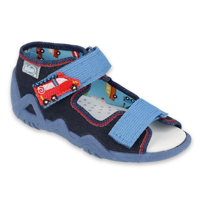 350P014 18 - chlapecké sandálky Befado hasiči