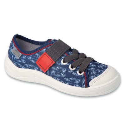 351X007 - chlapecké tenisky Befado 1SZ modré,auta (navazující model na 251X)