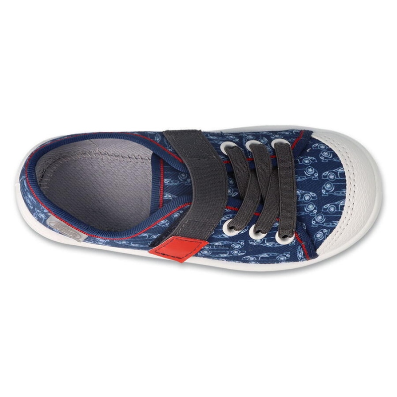 351X007 - chlapecké tenisky Befado 1SZ modré,auta (navazující model na 251X)