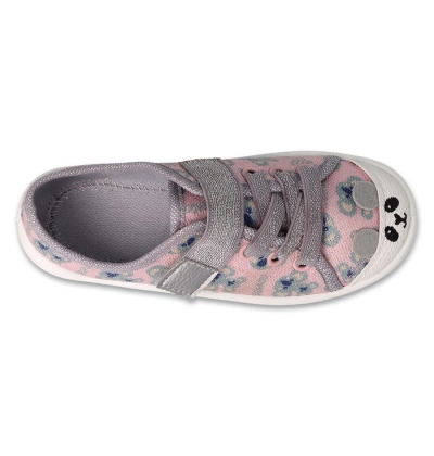 351X012 dívčí tenisky Befado 1SZ, růžová, panda (navazující model na 251X)