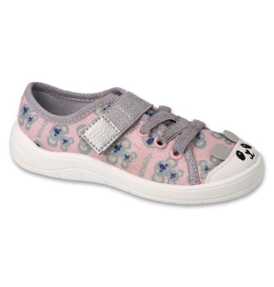 351X012 dívčí tenisky Befado 1SZ, růžová, panda (navazující model na 251X)