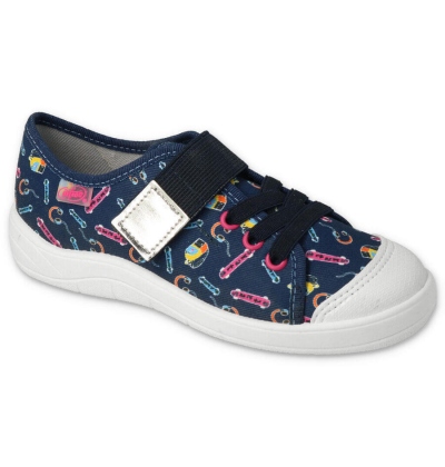 351Y004 - dívčí tenisky Befado 1SZ modré, skate (navazující model na 251Y)