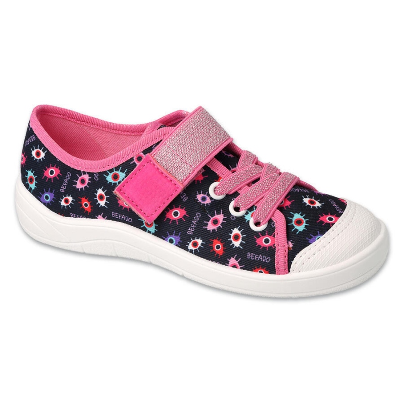 351Y022 dívčí tenisky Befado 1SZ modrá, oči  (navazující model na 251Y)