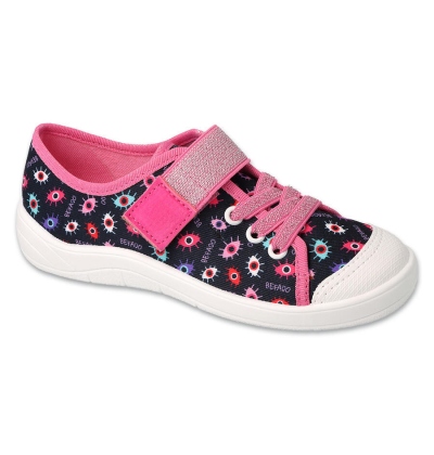 351Y022 dívčí tenisky Befado 1SZ modrá, oči  (navazující model na 251Y)