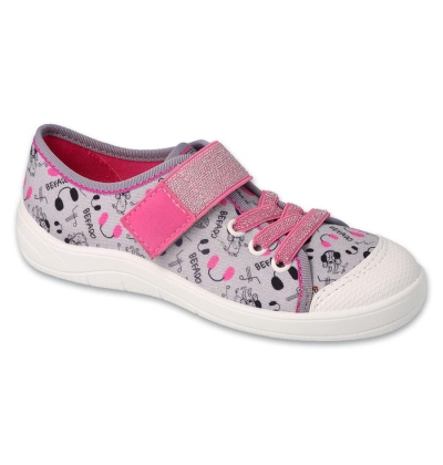 351Y024 31 dívčí tenisky Befado 1SZ šedá, MUSIC