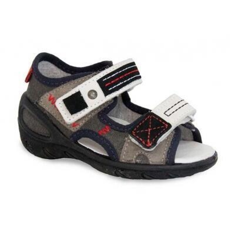 353P002 21 - SUNNY - sandálky Befado, šedá