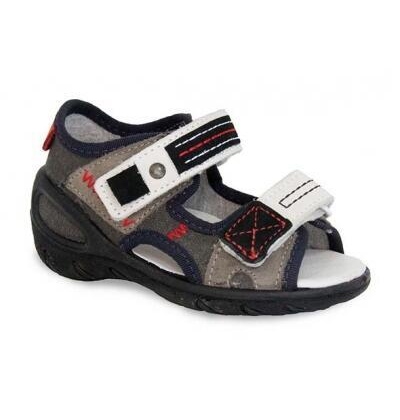 353P002 21 - SUNNY - sandálky Befado, šedá