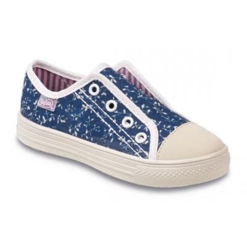 411X017 29 - dívčí tenisky Befado bez tkaniček