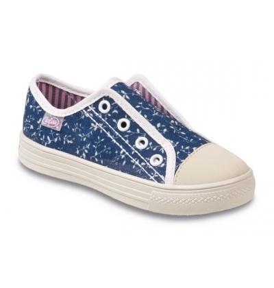 411X017 29 - dívčí tenisky Befado bez tkaniček
