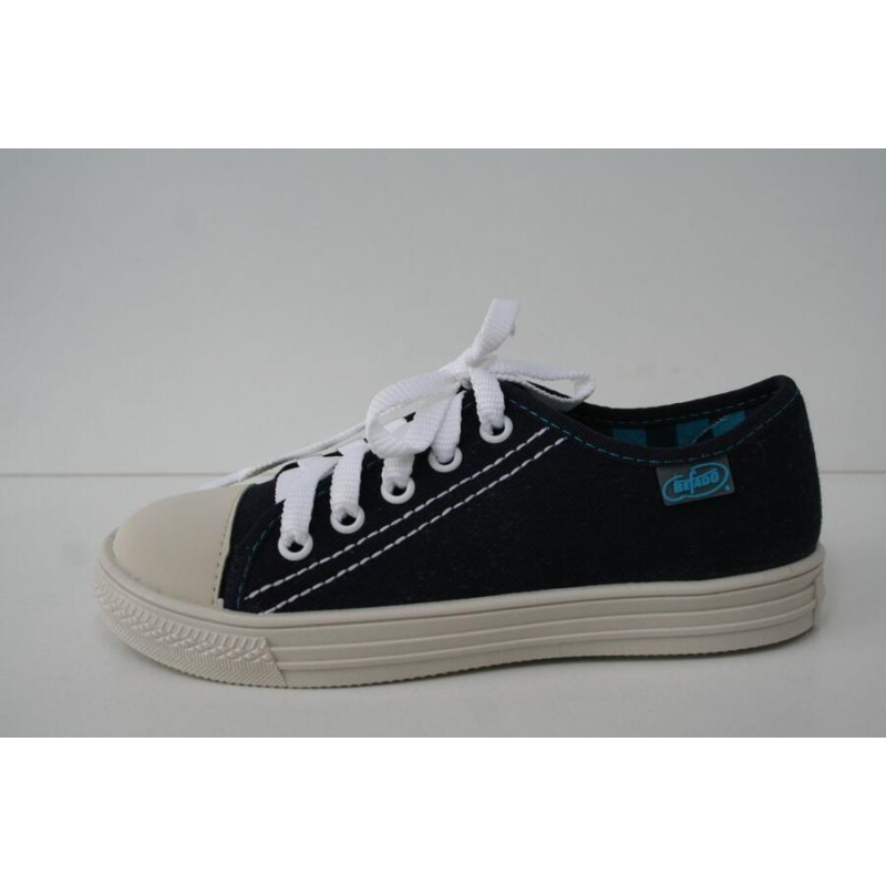 413Y003 31 - tenisky nízké,tm.modrá,šněrovací