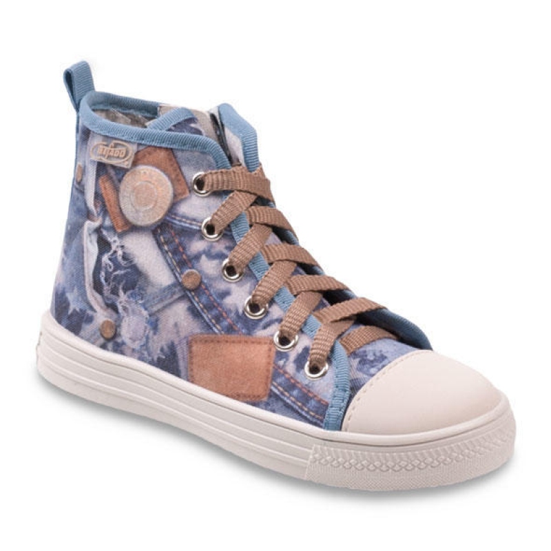 416Y002 33 - chlap.kotník.tenisky, šněrování + zip