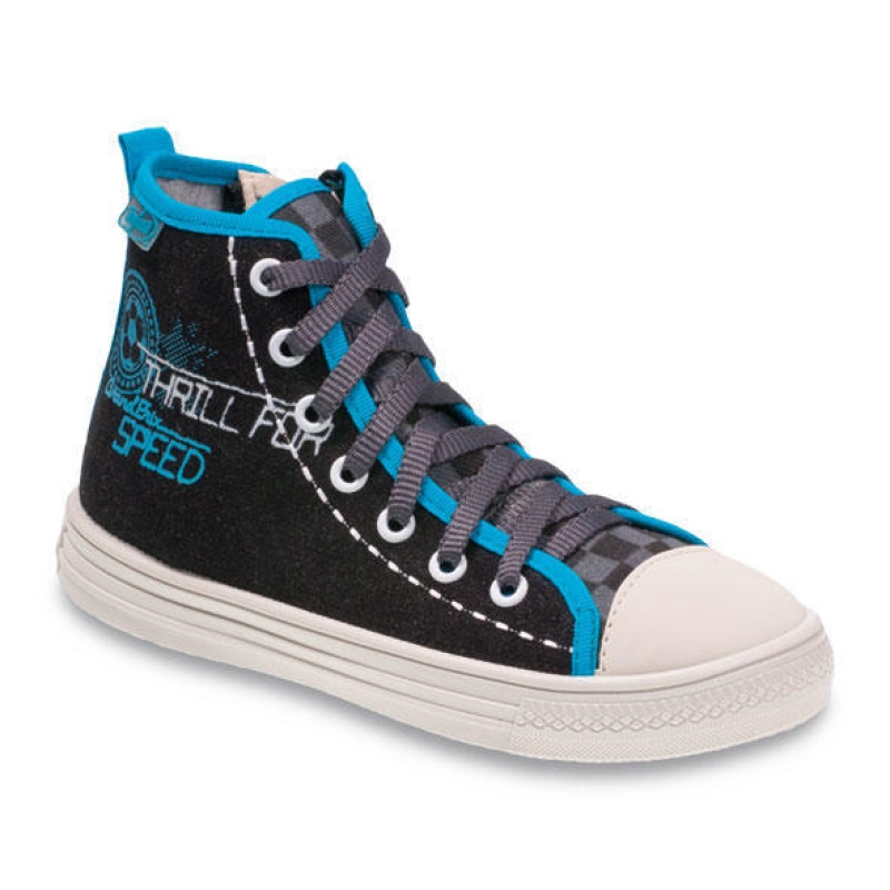 416Y018 31 - chlap.kotník.tenisky, šněrování + zip