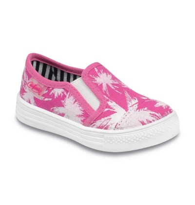 417P012 20 - tenisky nízké růžová,potisk