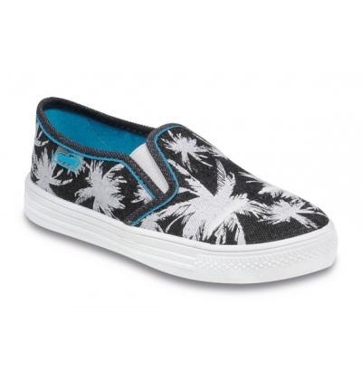 417Y014 31 - tenisky Befado, tm.modrá, potisk