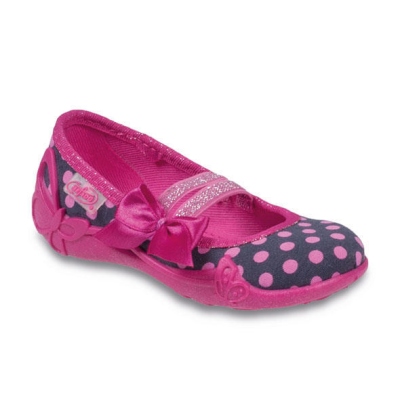 425P002 20 - dív.níz.,2 g,šedá, růžové tečky,mašle