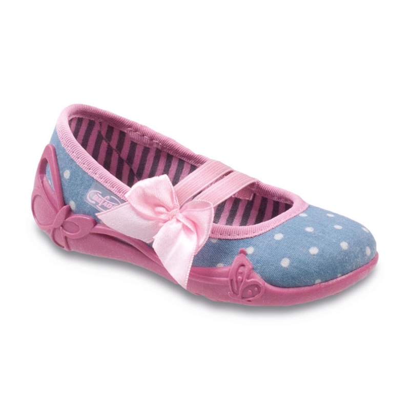 425P003 20 - dív.níz.,2 g,modrá,tečky,mašle