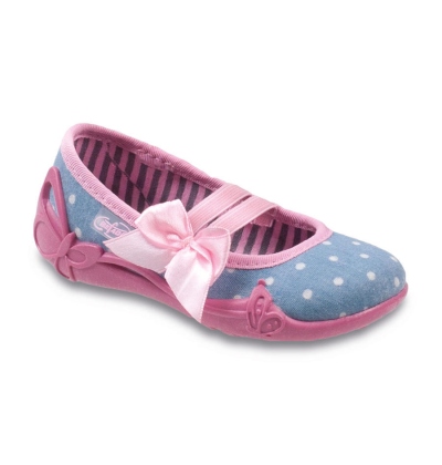 425P003 20 - dív.níz.,2 g,modrá,tečky,mašle