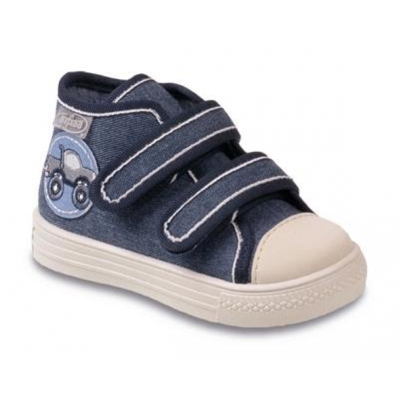 428P003 18 - tenisky kotníčk.,2 SZ, modrá, auto