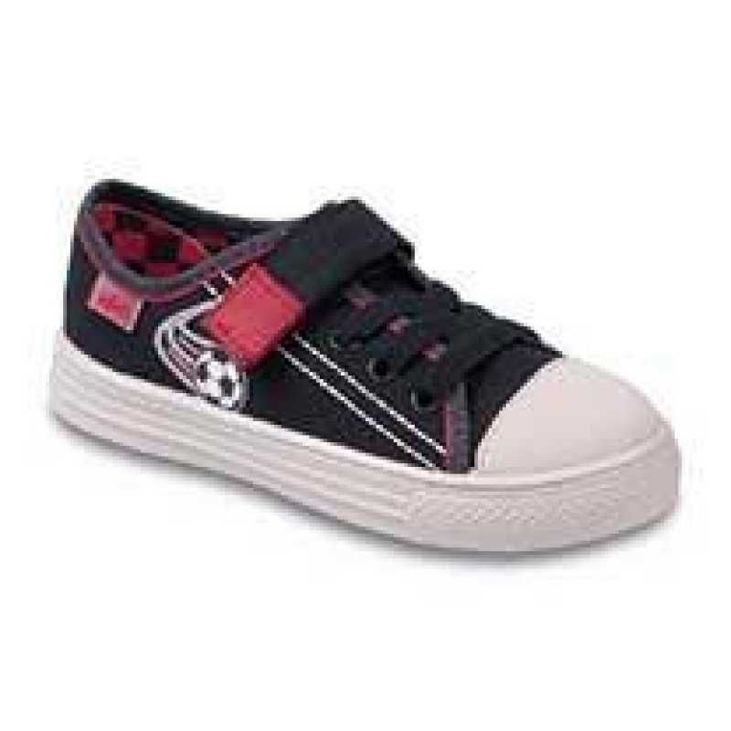 429X008 26 - chlap.tenisky, 1 SZ,černá, fotbal.míč