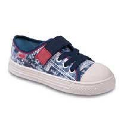 429X009 26 - chlap.tenisky, 1 SZ, modrý potisk