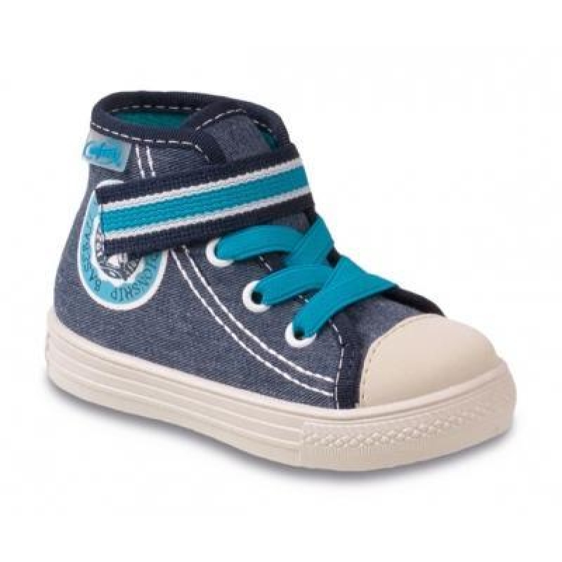 432P002 20 - chlap.kotník., šněr + 1 SZ, modrá