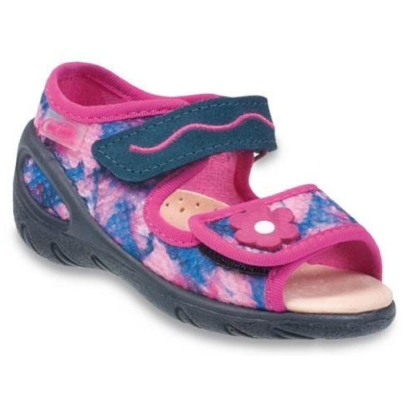 433P021 20 - SUNNY - sandálky befado, dívčí,růž-m 