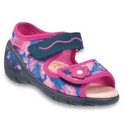 433P021 20 - SUNNY - sandálky befado, dívčí,růž-m 