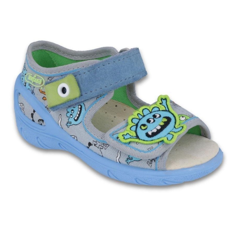 433P031 20 - SUNNY - chl.sandálky, šedá, strašidlo