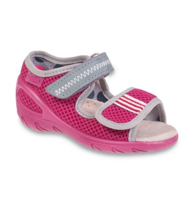 433X015 28 - SUNNY - dív.sandálky, růžová síť